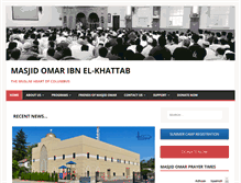 Tablet Screenshot of masjidomarohio.org